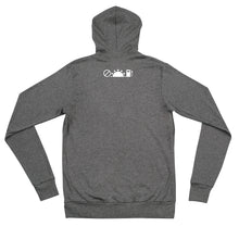 Load image into Gallery viewer, TWR White Logo zip hoodie