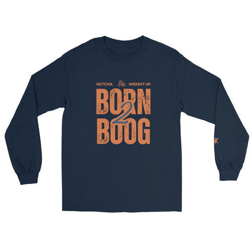 Born 2 Boog Long Sleeve Tee - Navy
