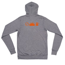 Load image into Gallery viewer, TWR Orange Full Zip hoodie
