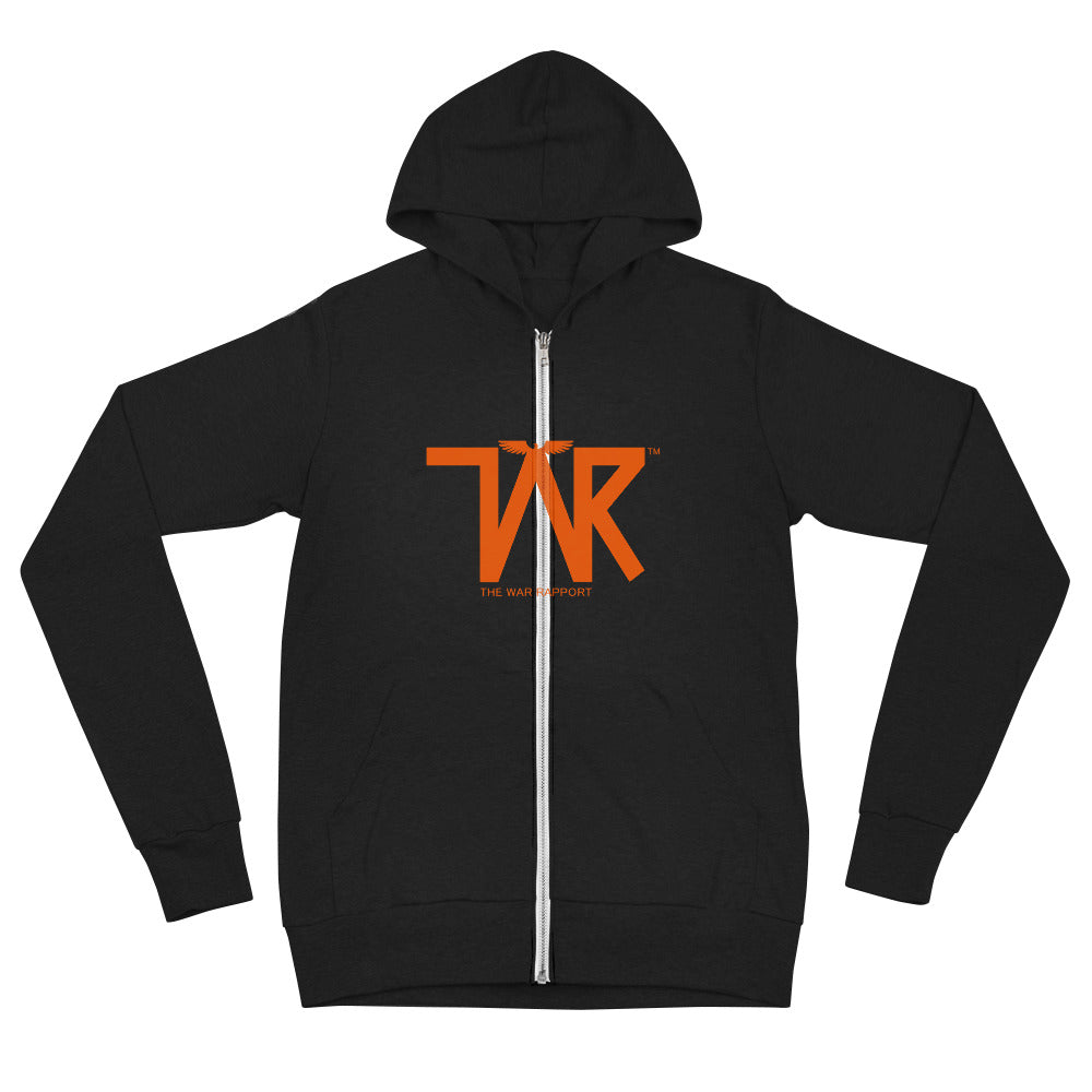 TWR Orange Full Zip hoodie